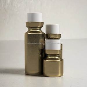 Juego de 3 portavelas de latón, candelabro decorativo para mesa de comedor para Hotel, Festival, sala de estar, portavelas para el hogar - Product Image 4