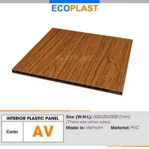 El mejor precio ECOPLAST Paneles interiores de plástico de PVC Estilo de diseño minimalista moderno Tamaño de color personalizado Dormitorio Cocina Baño - Product Image 6