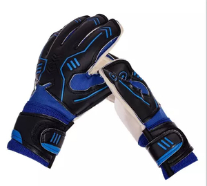 Gants de gardien de but en cuir PU latex épais professionnel Protection des doigts Gants de gardien de but de Football Logo et conceptions personnalisés - Product Image 2