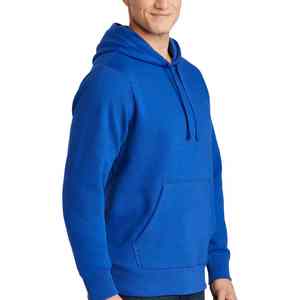 Sweat-shirts à capuche en molleton 100% coton, coupe classique pour homme, logo personnalisé OEM, couleur bleue pour l'hiver, graphismes personnalisés imprimés - Product Image 6