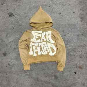 OEM Sweat à capuche en coton grande taille surdimensionné de haute qualité sweat à capuche unisexe personnalisé patch brodé pulls à capuche pour hommes - Product Image 5