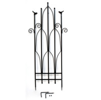 Treillis en métal de treillis de jardin de peinture extérieure de décoration de jardin de qualité supérieure avec l'oiseau sur le prix de vente du fournisseur