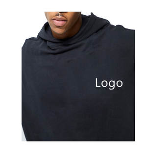 Jersey liso de algodón suave de peso pesado para hombre, básico, mezcla de algodón, logotipo personalizado de alta calidad, Impresión de ropa bordada francesa - Product Image 4