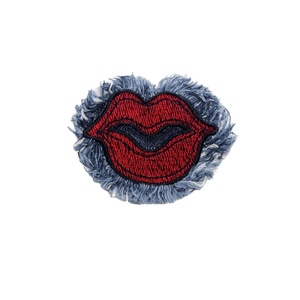 Nuevos parches bordados de jeans finos para ropa, apliques para coser, pegatinas de labios Punk Hip Hop, accesorio de ropa hecho a mano DIY - Product Image 2