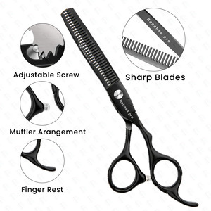 Tijeras de Texturizado al por Mayor, Tijeras de Mezcla con Marca Personalizada, Tijeras de Texturizado para Barbería, Proveedor OEM ODM de Bahasa Pro - Product Image 4