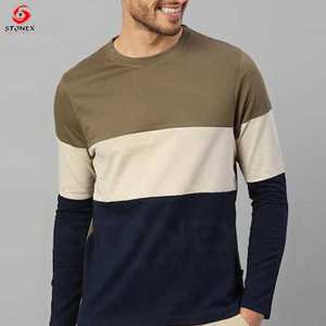 New Arrival Men's Full Sleeve T-<b>Shirt</b> Plain Slim Training Jogging Wear for Gym Workout Custom Logo Sportswear - Product Image 4