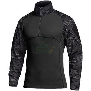 Sudaderas Tácticas de Invierno con Cierre de 1/4, Estampado de Camuflaje, Corte Regular, Personalizables, Transpirables, Forradas, de Alta Calidad, Ropa de Exterior, Precio de Fábrica - Product Image 1