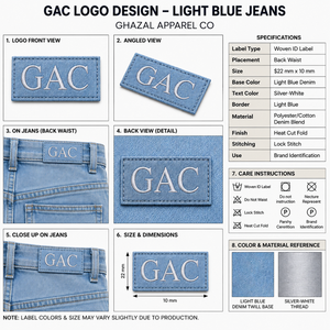 Custom Women's <b>Light</b> Blue Straight Leg Mid Waist Regular Fit Casual Vintage Wash Denim Jeans 100% Cotton Breathable Quick Dry - Product Image 6