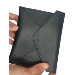 Porte-cartes de Mahjong Premium en Cuir – Étui Minimaliste et Fin pour Cartes et Billets avec Fermeture à Pression Sécurisée pour Voyage et Usage Quotidien - Product Image 1