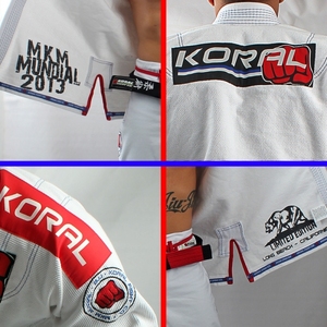 BJJ jiujitsu เครื่องแบบกิโมโนผ้าฝ้าย100% GI สำหรับผู้ใหญ่ทุกเพศ - Product Image 4