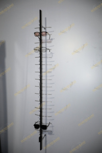 wholesale <b>Optical</b> Display Equipment Stainless Steel Wall Mount Eyeglass Display Rod Display <b>Eyewear</b> Stand - Product Image 2