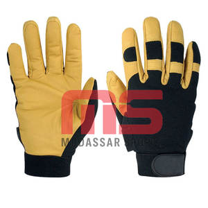 Guantes de Bateo de Béisbol de Cuero Personalizados, Bate de Bambú Antideslizante, Entrenamiento Profesional de Béisbol, Duradero, Transpirable, para Mano Derecha - Product Image 1