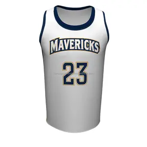 2014 bestes neuestes Basketballtrikot Design weiße Farbe Basketballtrikots O-Ausschnitt Schlussverkauf Basketballtrikots für Herren