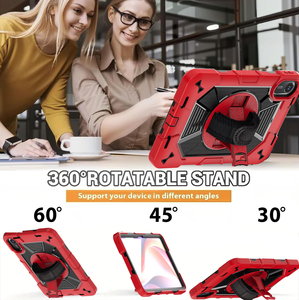 เกราะหนา 360 องศา °   เคสแท็บเล็ตแบบแข็งแรงทนทานพร้อมขาตั้งแบบหมุนได้ สายคล้องไหล่ และสายคล้องมือ สำหรับ Redmi <span class=keywords><strong>Pad</strong></span> 2/<span class=keywords><strong>pad</strong></span> 2 4G 11 นิ้ว - Product Image 5