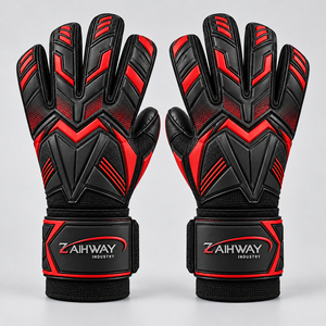 Gants de gardien de but de football avec protection des doigts, gants de football professionnels, vente en gros, gants personnalisés - Product Image 5