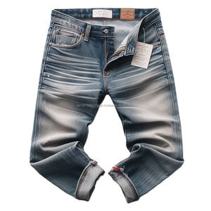 Cómodos pantalones bombachos de mezclilla de tiro bajo, pantalones vaqueros elegantes transpirables con bolsillos sólidos con cremallera y botones hechos a medida - Product Image 5