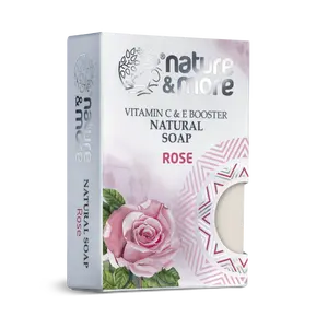 Natural Soap Rose 100 gr Turkey high Quality