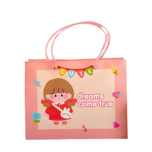 Bolsas de regalo de papel impresas con dibujos animados coloridos con ASAS-Embalaje ecológico y reutilizable para niños y fiestas (estilo 01) - Product Image 3
