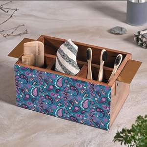 Porte-cuillères en bois classique à trois niveaux réglable et durable, design floral inspiré de la nature pour cuisines contemporaines, vente en gros - Product Image 3