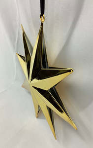 Shiny Gold <b>Star</b> <b>Hanging</b> Ornament For Christmas Home Decoration and Gifting in Low Price - Product Image 3