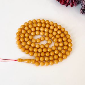 Misbaha en ambre jaune de la Baltique, 99 perles rondes en ambre naturel, Tasbih ; Perles de Tasbih en pierre naturelle pour la vente en gros musulmane - Product Image 6