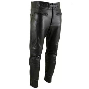 Nouveau type de pantalon en cuir pour hommes en gros, pantalon en cuir PU personnalisé, couleur unie, pantalon décontracté en cuir à vendre à un prix raisonnable - Product Image 4