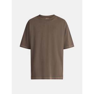 เสื้อยืดผ้าฝ้ายโอเวอร์ไซส์แขนสั้นสำหรับผู้ชายและผู้ชาย - Product Image 1