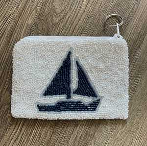 Ancre nautique Wave Design porte-monnaie perlé personnalisé OEM coton en vrac en gros pour Yacht/Resort Souvenirs (commande minimum 50pcs) - Product Image 6