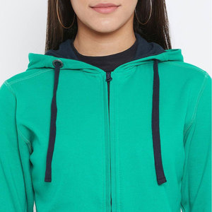 Nueva llegada Sudaderas con cremallera para mujer Estilo de moda transpirable con logotipo frontal Precios razonables para ropa de invierno al aire libre - Product Image 5