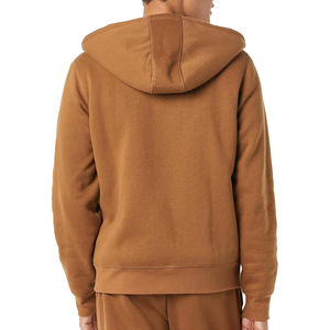 Sweat à capuche zippé à imprimé bouffant OEM Sweat à capuche à manches longues en coton éponge français pour hommes - Product Image 5