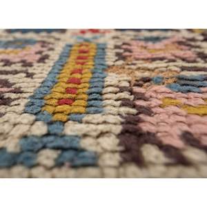 Alfombra Grande de Lana Kiaan, Tejida a Mano, con Medallón Abstracto Rojo y Naranja, Rectangular, para el Hogar - Pae-5919, para Entrada, Pasillo, Sala de Estar - Product Image 3