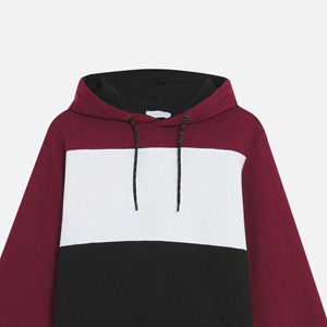 Sweat à capuche surdimensionné pour homme en gros personnalisé, sans poche, bord brut, 100% coton, ourlet brut, écologique, respirant - Product Image 5