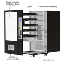 Distributeur automatique de boissons et de snacks, machine de vente sans argent liquide, Verkaufsautomaten Euro