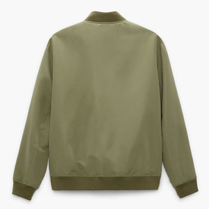 Blouson aviateur coupe-vent pour hommes avec fermeture à glissière hiver chaud rembourré à capuche logo personnalisé OEM ODM vente en gros - Product Image 2