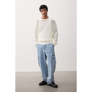 Pantalon cargo pour hommes taille personnalisée vente en gros fournisseur en vrac OEM ODM pantalon en jean respirant quatre saisons multi-poches Bangladesh - Product Image 5