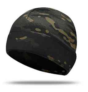 Bonnet de chasse camouflage chaud en polaire polaire coupe-vent avec broderie 3D numérique - Product Image 5