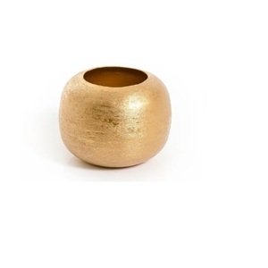 Jarrón de Flores Grande Dorado al por Mayor, Diseño Atractivo, Jarrón de Flores de Metal, Maceta de Alta Calidad - Product Image 5