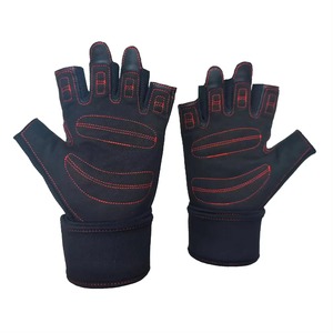 ถุงมือยกน้ำหนักแบบสวมครึ่งนิ้วถุงมือออกกำลังกายฟิตเนสยิมถุงมือยกน้ำหนักดีไซน์ใหม่2025 - Product Image 1