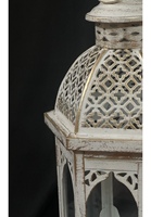 Lanternes de table et de sol marocaines modernes en métal blanc et or, durables, pour la décoration de la maison, Ramadan, Eid, Noël, Pâques 2026