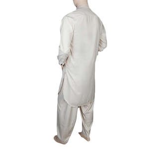 <b>Fancy</b> Shalwar <b>Suit</b> For Men - Fawn - Product Image 5