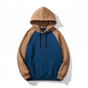 Sudaderas con capucha para hombre Sudaderas de dos tonos Premium con bolsillo de canguro Otoño Invierno Casual Jumper Sudaderas lisas personalizadas a granel - Product Image 3