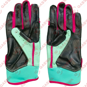 Gants en cuir d'entraînement sportif bon marché 2025 Service OEM Modèle personnalisé Gants de frappe de baseball en cuir véritable - Product Image 6