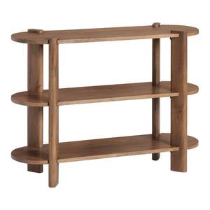 ชั้นวางของไม้มะม่วงและไม้อะคาเซียชั้นวางจัดแสดงชั้นหนังสือตั้งโต๊ะทำจากไม้แบบปรับได้ - Product Image 5