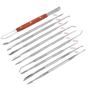 CE ISO Approved Dental Lab <b>Wax</b> Carving Knife Set Manual Power Source Containing 6 Surgical <b>Wax</b> Instruments for Dental Sculpture - Product Image 5