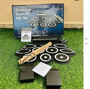 Kit de Tambor Electrónico Genuino de Doble Capa con Parches de Piel de Oveja y Equipo de Sonido Eléctrico - Product Image 3