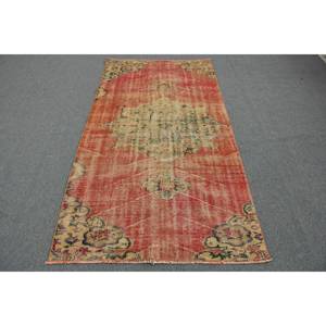 Tapis Vintage en Laine Turque Rouge Vert Traditionnel 38X71 pieds Patchwork Couloir Rectangle Design 10mm Tapis de Chambre en Latex - Product Image 1