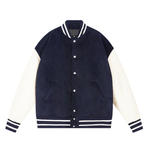 Custom Made <b>Mens</b> <b>Velvet</b> Body Varsity <b>Jackets</b> Leather Sleeves Sports College Baseball <b>Jacket</b> <b>For</b> <b>Men</b> - Product Image 2