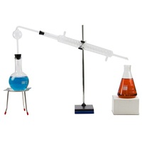 Perakitan Persiapan Plastik R. B. Termometer Kepala Still Liebig Condenser Receiver Adapter OEM Dapat Disesuaikan 100 Pcs Merek AARK