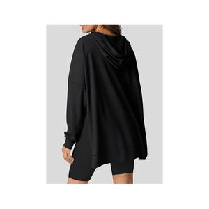 Vêtements pour femmes Sweat à capuche personnalisé pour femmes Premium Oversized Women Pull Over Hoodie - Product Image 6