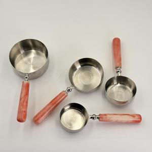 Accesorios de Cocina de Alta Calidad, Utensilios de Cocina Duraderos, Juego de 4 Tazas Medidoras de Acero Inoxidable para Medir a Bajo Precio - Product Image 1